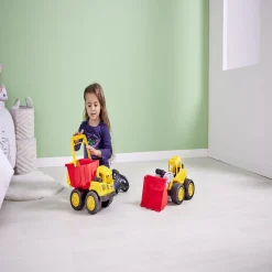 Gifi Jeux D'Imagination Et D'Imitation<Engin de chantier jaune et rouge