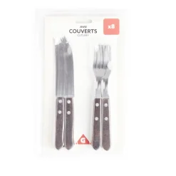 Ensemble 8 couverts fourchettes et couteaux*Gifi New