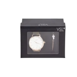 Sale Gifi Ensemble montre et bracelet femme rose gold