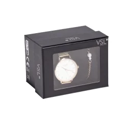 Sale Gifi Ensemble montre et bracelet femme rose gold