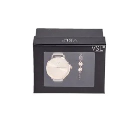 Best Gifi Ensemble montre et bracelet femme rose gold et beige