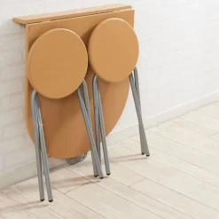 Gifi Ensemble table pliante murale et 2 tabourets