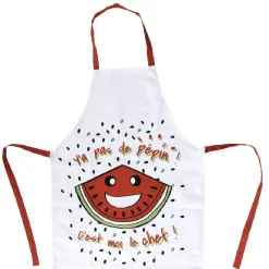 Gifi Ensemble tablier de cusine enfant Y'a pas de pépins