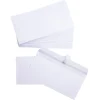 Enveloppe autoadhésive blanche 11x22 cm x100*Gifi Hot