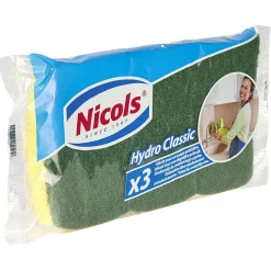 Gifi Eponge grattoir Nicols Hydro Classic x3