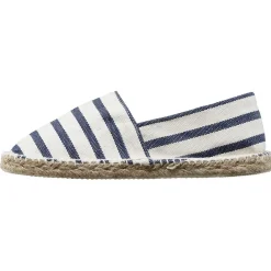 Hot Gifi Espadrilles Femme blanc rayé noir T36/40