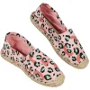 Online Gifi Espadrilles Femme imprimé léopard rose T36/40