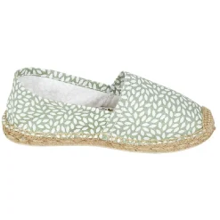 Hot Gifi Espadrilles Femme imprimé vert et blanc T36/40
