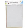 Gifi Feuille en papier mousse colorée pailletéex6
