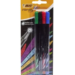 Gifi Feutre écriture intensity x4 couleurs différentes BIC