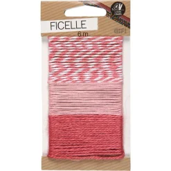Gifi Ficelle rose 3x L.2 m