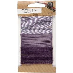 Gifi Ficelle violet 3x 2m