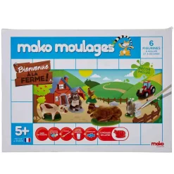 Figurines à peindre Mako moulage Bienvenue à la ferme*Gifi Discount