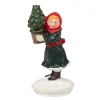 Gifi Fillette avec sapin village de Noël