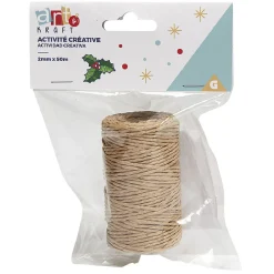 Gifi Jeux Créatifs<Fil naturel en papier 50 m