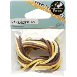 Gifi Fils suédine X4 Naturel L0,9M