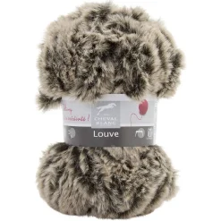 Gifi Fil à tricoter Louve marron 50 g