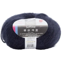 Gifi Fil à tricoter Softine bleu marine 50 g