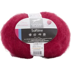 Gifi Fil à tricoter Softine rouge 50 g