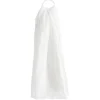 Hot Gifi Foulard coton plissé blanc 70x180cm