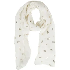 New Gifi Foulard imprimé feuille