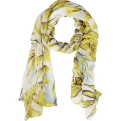 Discount Gifi Foulard imprimé feuille