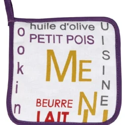 New Gifi Gant de cuisine et manique mots