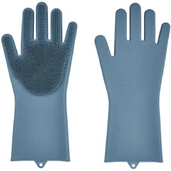 Online Gifi Gant pour vaisselle avec picots silicone bleu x2