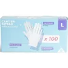Clearance Gifi Gants en nitrile taille L x100 bleu