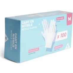 Clearance Gifi Gants en nitrile taille M x100 bleu
