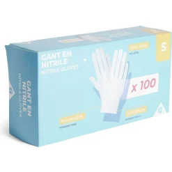Gifi Gants en nitrile taille S x100 bleu