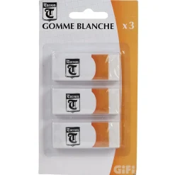 Gomme blanche x3*Gifi Clearance