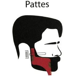 Clearance Gifi Guide et peigne 2 en 1 pour entretenir la barbe
