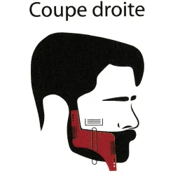 Clearance Gifi Guide et peigne 2 en 1 pour entretenir la barbe