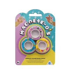 Gifi Jeux De Société Et Éducatifs<Hand Spinner Fidget anneau magnétique bleu jaune rose x3