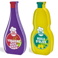 Gifi Jeux D'Imagination Et D'Imitation<Imitation condiment vinaigre+huile en bois