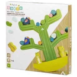 Gifi Eveil<Jeu arbre balancier animaux et formes en bois