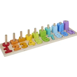 Gifi Jeux De Société Et Éducatifs<Jeu d'apprentissage en bois certifié FSC® Montessori - chiffres et couleurs
