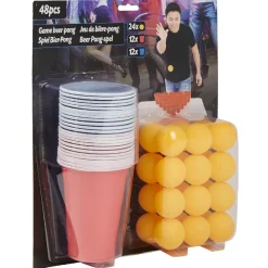 Jeu de bière-pong 48 pièces*Gifi Hot