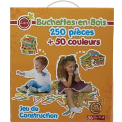 Gifi Jeux De Société Et Éducatifs<Jeu de construction 300 bûchettes en bois
