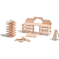 Gifi Jeux D'Imagination Et D'Imitation<Jeu de construction 100 pièces en bois