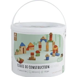 Gifi Jeux D'Imagination Et D'Imitation<Jeu de contruction 60 formes en bois multicolore
