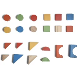 Gifi Jeux D'Imagination Et D'Imitation<Jeu de contruction 60 formes en bois multicolore