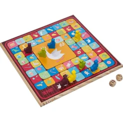 Jeu de l'oie pliable en bois*Gifi Discount