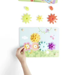 Gifi Jeux De Société Et Éducatifs<Jeu d'engrenage avec cartes en bois 19 pièces