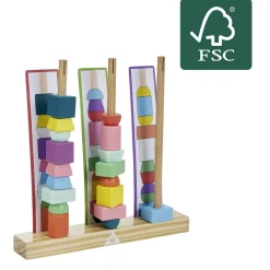 Gifi Eveil<Jeu de perles 2 en 1 en bois certifié FSC® Montessori