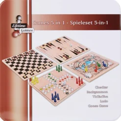 Gifi Jeux De Société Et Éducatifs<Jeu de société bois 5 en 1