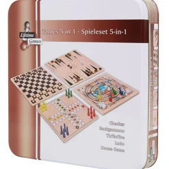 Gifi Jeux De Société Et Éducatifs<Jeu de société bois 5 en 1