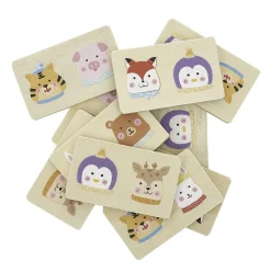 Gifi Eveil<Jeu de société en bois 3en1 loto domino et mémo