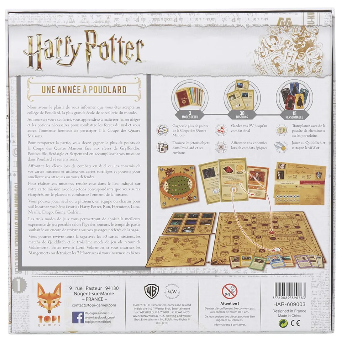 Gifi Jeux De Société Et Éducatifs<Jeu de société Harry Potter Une année à Poudlard